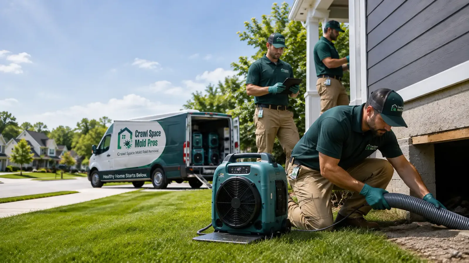 Crawl Space Mold Removal in South Lyon, MI
